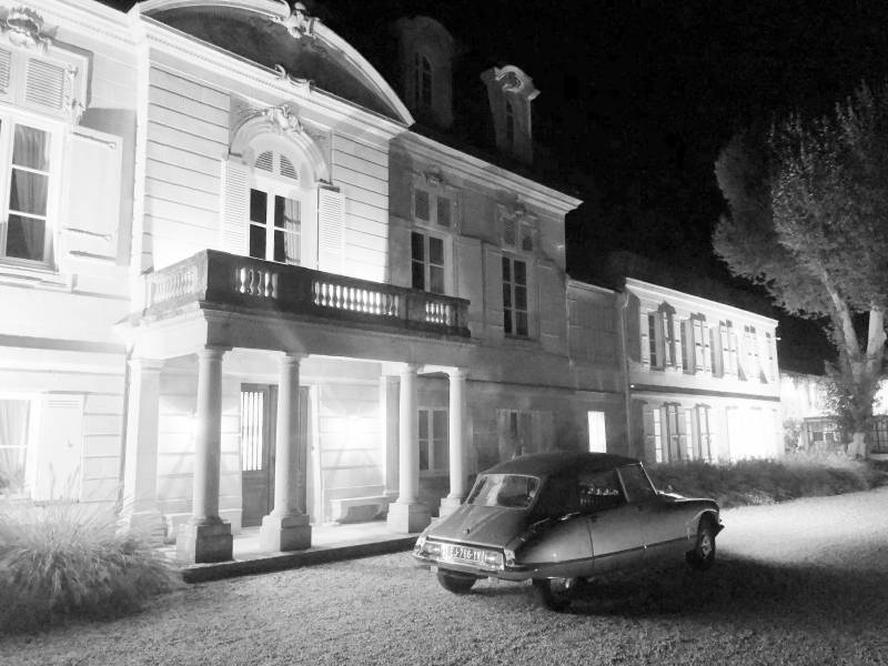 Chateau Pontet-Canet by night